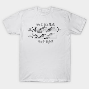 Reading Music T-Shirt